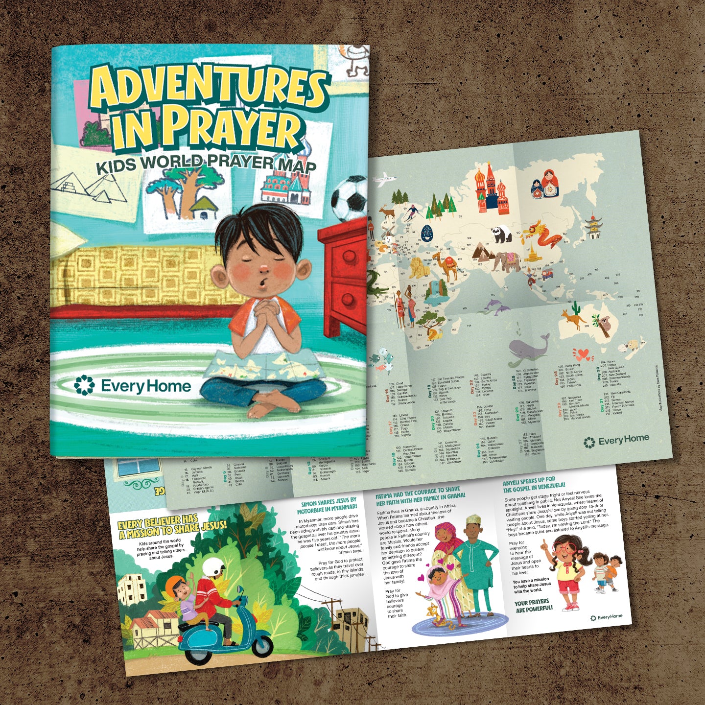 Kid's Prayer Map