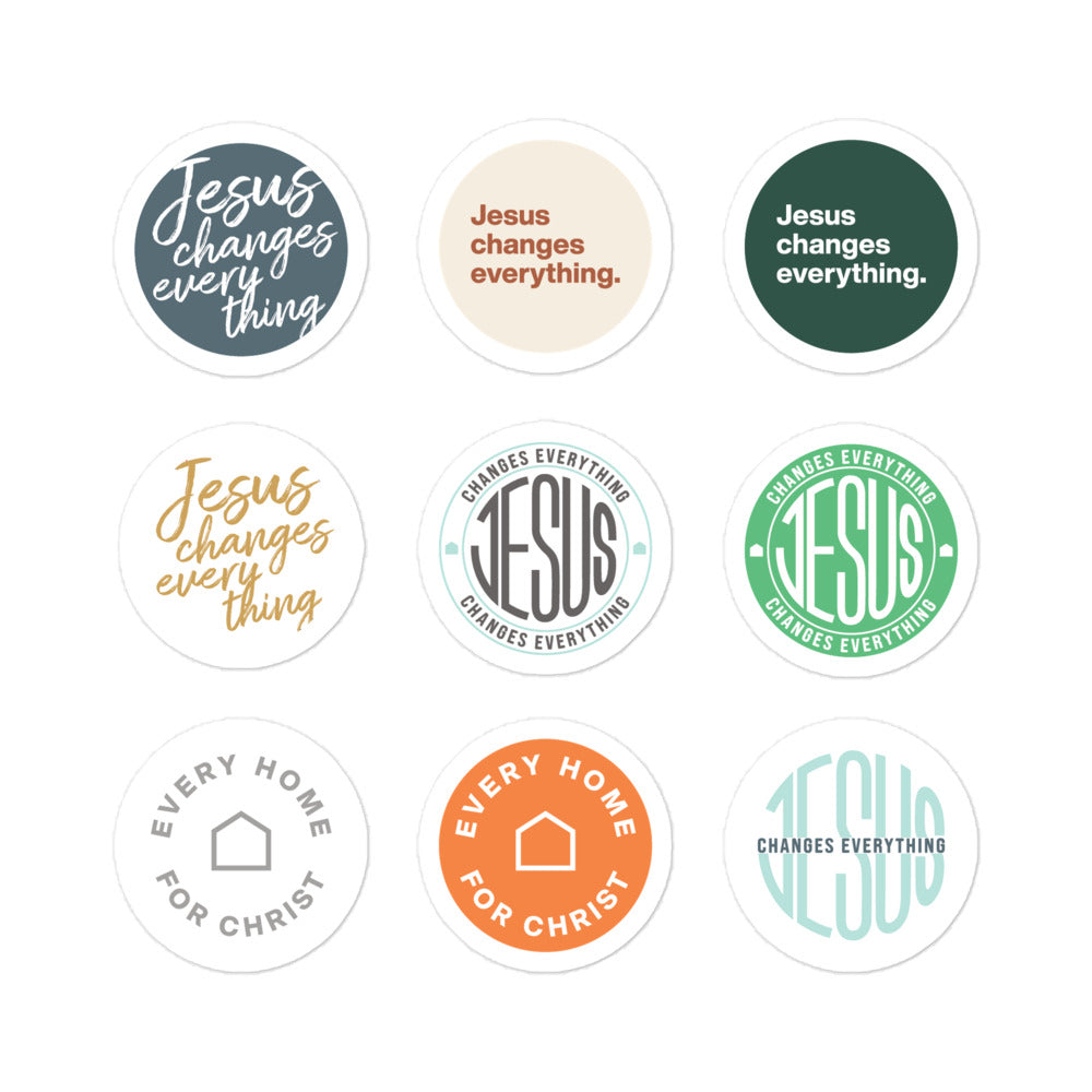 Pop Socket stickers = 25 Gospel Presentations