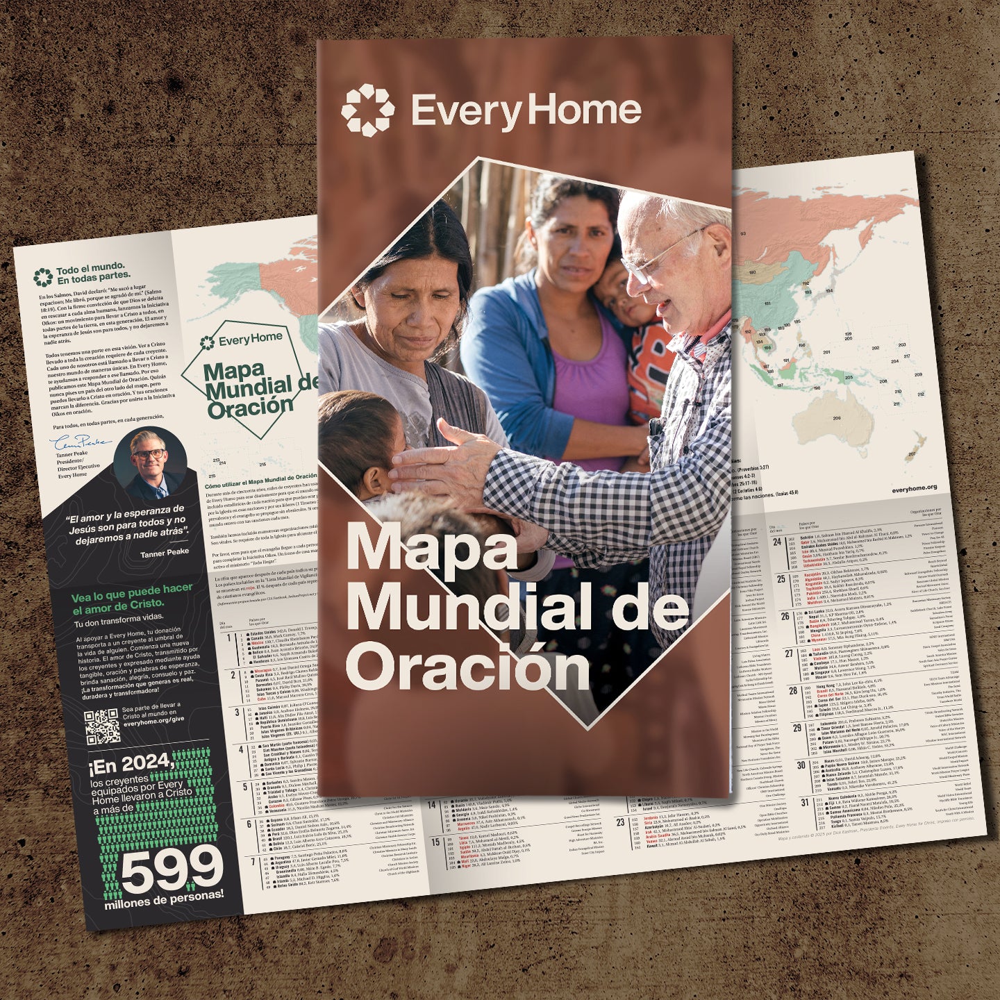 World Prayer Map - Spanish