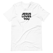 Load image into Gallery viewer, Jesus Loves You T-Shirt = 95 Gospel Presentations
