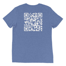 Load image into Gallery viewer, Jesus Loves You QR Code t-shirt = 50 Gospel Presentations
