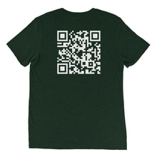 Load image into Gallery viewer, Jesus Loves You QR Code t-shirt = 50 Gospel Presentations
