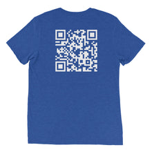 Load image into Gallery viewer, Jesus Loves You QR Code t-shirt = 50 Gospel Presentations
